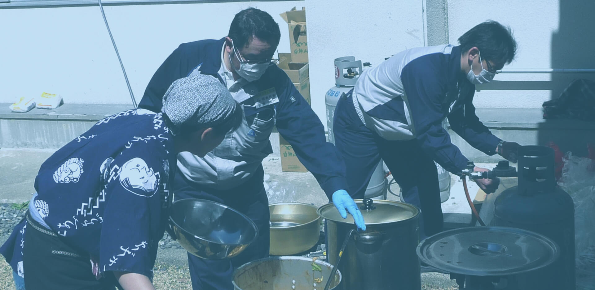 山田町_炊き出し風景